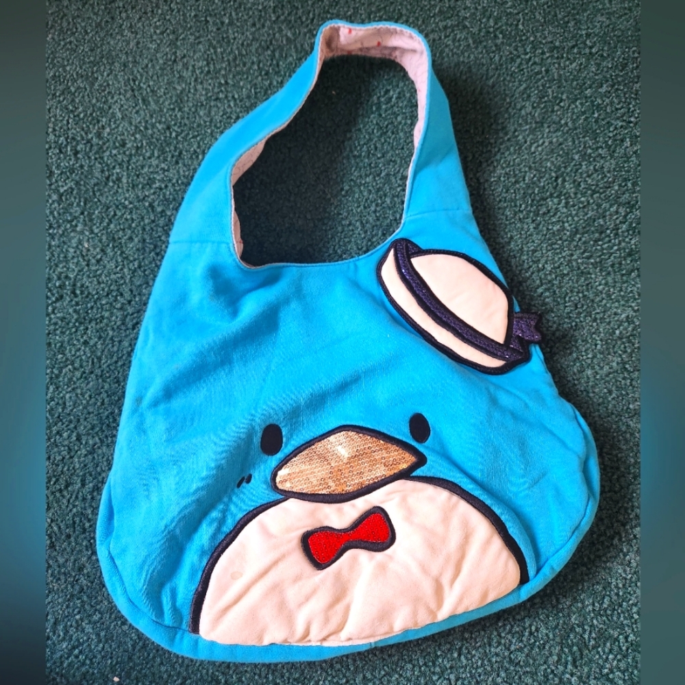 Sanrio Tuxedo Sam Hobo Bag (blue)